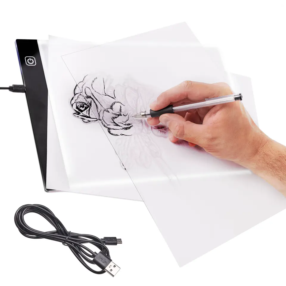 A3 LED Artist Stencil Board Tattoo Drawing Tracing Light Box Pad w