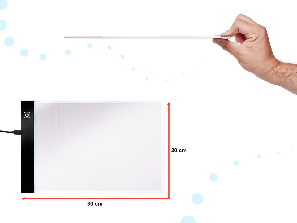 Drawing board board tracing board backlit LED A4