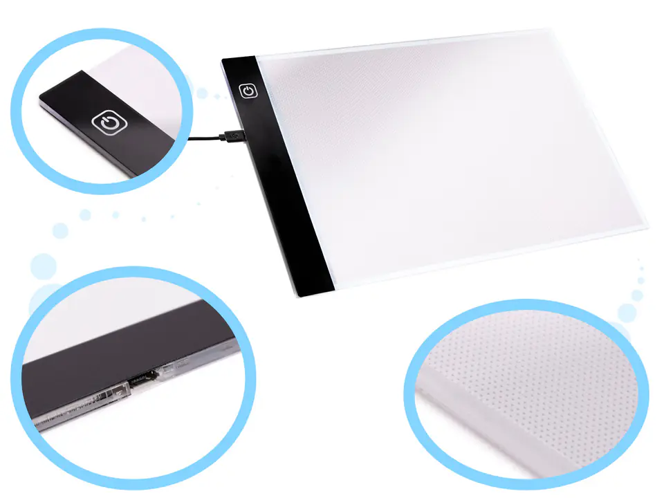 Drawing board board tracing board backlit LED A4