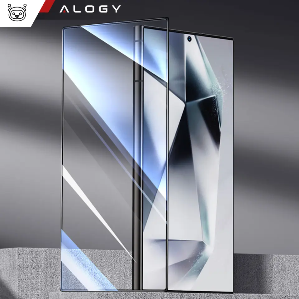 2x Szkło hartowane do Samsung Galaxy S24 Ultra na ekran z lampą UV Glass 9H Glue Alogy