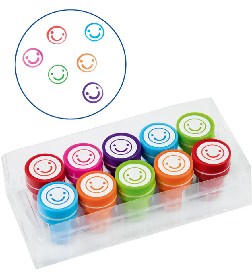 Pieczątki FIORELLO GR-FF-10U buźka uśmiech 170-2493