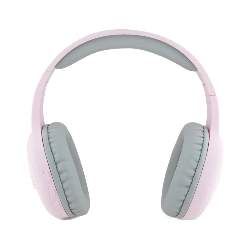 Hello Kitty słuchawki nauszne Bluetooth HKBHA1BKHLMP różowe/pink Metal Logo