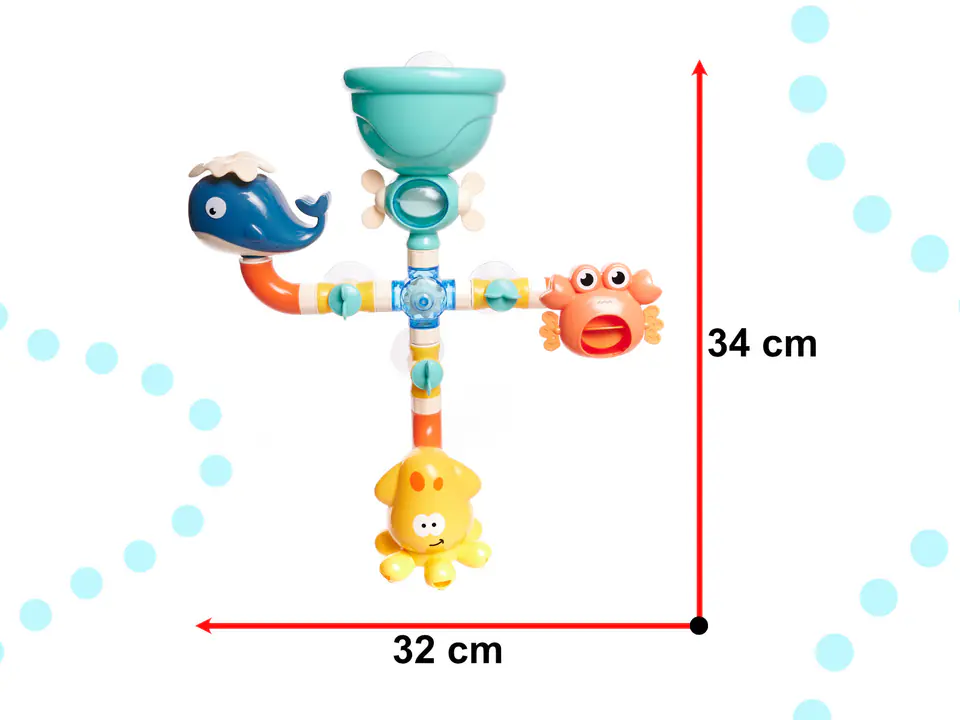 Bath Toy Shower Sprinkler Sea Creatures