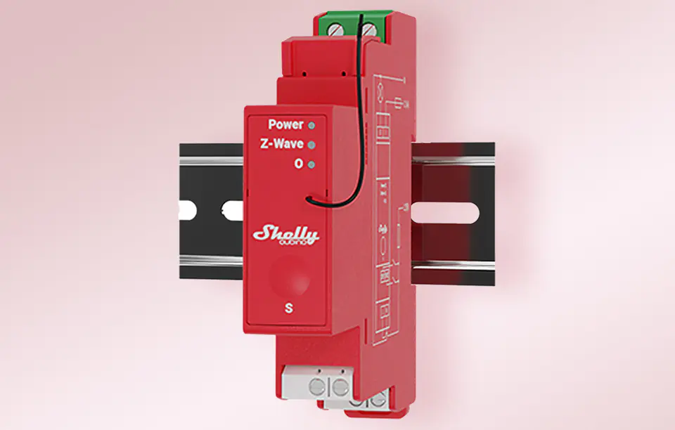 1-kanałowy przekaźnik na szynę DIN z pomiarem energii Shelly Qubino Pro 1PM