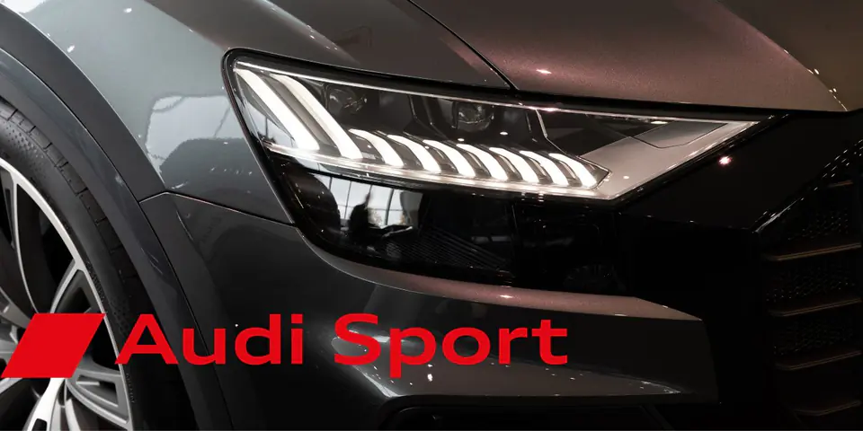 Audi etui Synthetic Leather AirTag beżowy/beige AU-ATKR-Q3/D1-BG