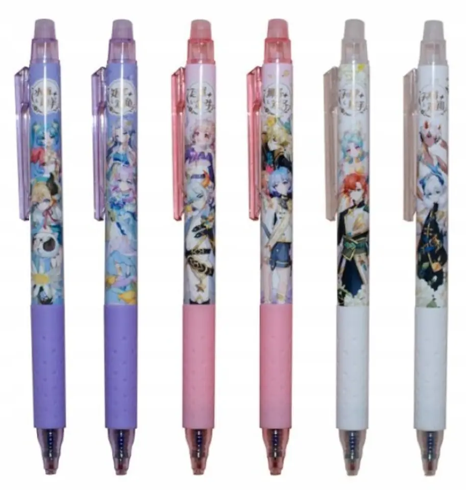 Długopis usuwalny automatyczny 0,5mm niebieski Korean Flower Manga MG AKPJ23006