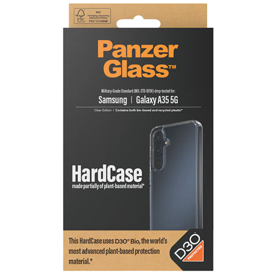 PanzerGlass HardCase Sam A35 5G A356 D3O 3xMilitary grade 0469