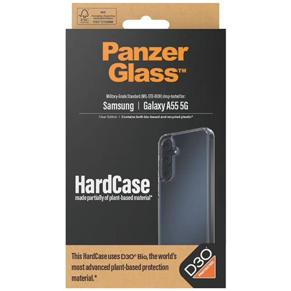 PanzerGlass HardCase Sam A55 5G A556 D3O 3xMilitary grade 0470