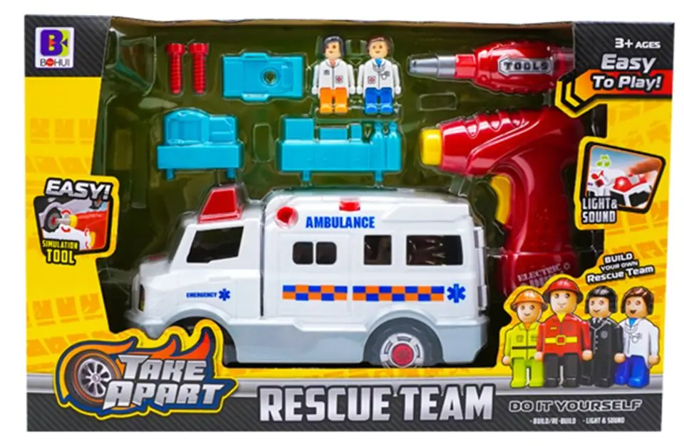 Car, Ambulance, Ambulance for unscrewing and turning, Emergency Screwdriver