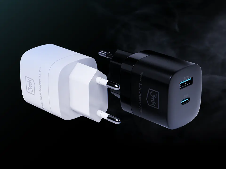3MK Hyper GaN Charger 33W ład. sieć.Czarny/Black