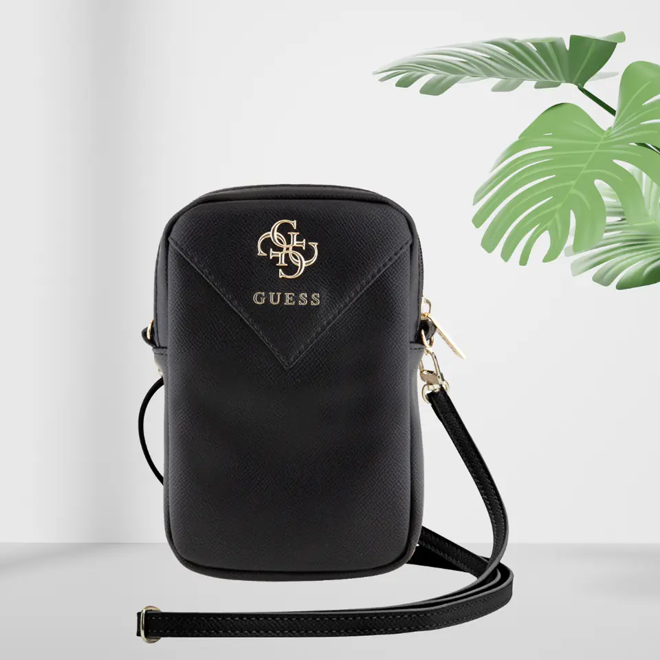 Guess Torebka GUWBZPGSTEGK czarny/black Zip Triangle 4G