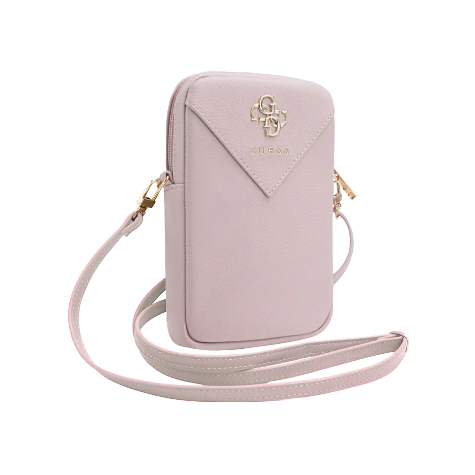 Guess Torebka GUWBZPGSTEGP różowy/pink Zip Triangle 4G