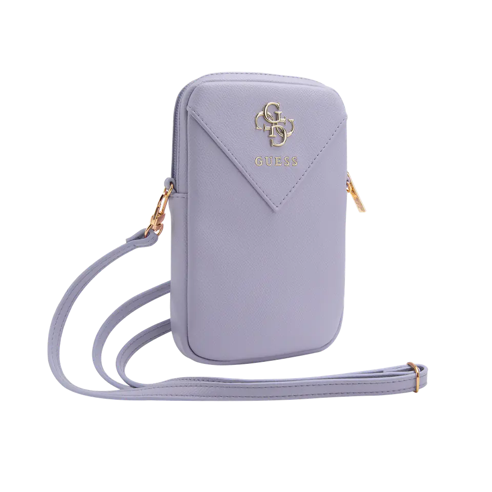 Guess Torebka GUWBZPGSTEGU fioletowy/purple Zip Triangle 4G