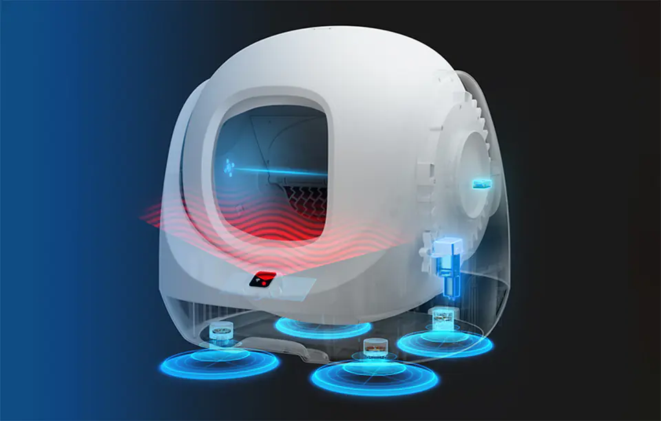 Inteligentna samoczyszcząca  kuweta dla kotów Catlink BayMax Lite