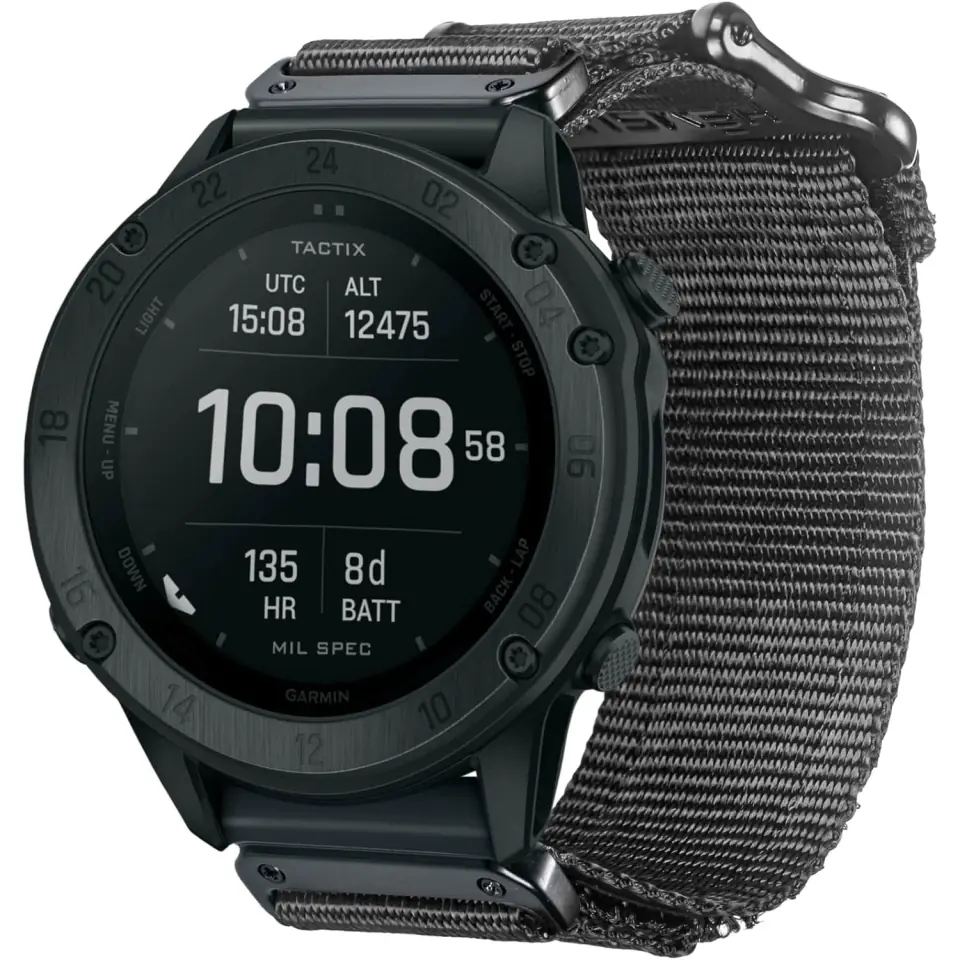 Pasek nylonowy do Garmin Fenix 5x 6x 7x Pro 26mm Nylon Band Sport Military zielony