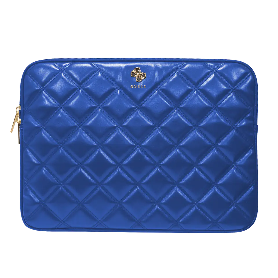 Guess Sleeve GUCS14ZPSQSSGB 14" niebieski/blue Quilted 4G