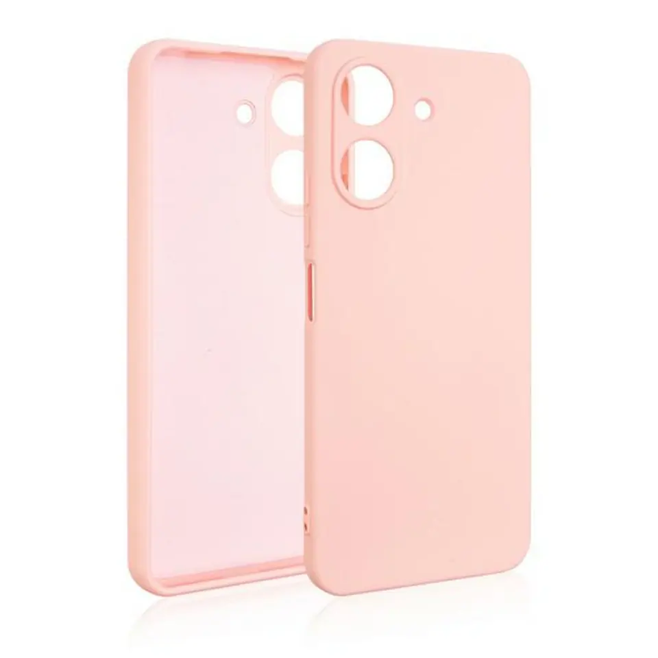 Beline Etui Silicone Poco M6 Pro 4G różowo-złoty/rose gold