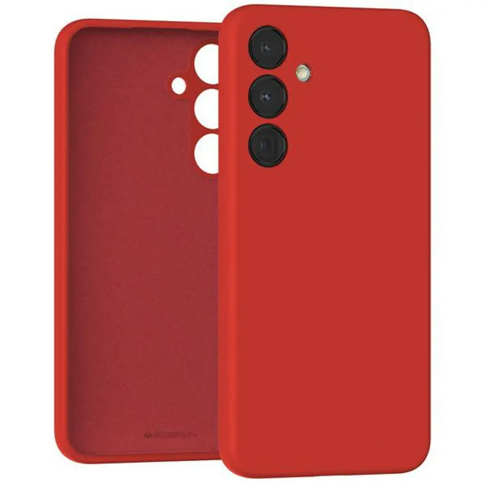 Mercury Silicone Samsung A25 4G/5G czerwony/red