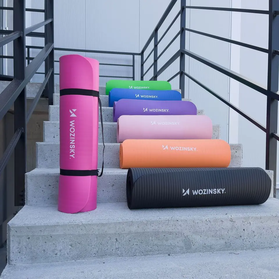 Maty do ćwiczeń Wozinsky - rózowa, pomarańczowa, niebieska, zielona, fioletowa