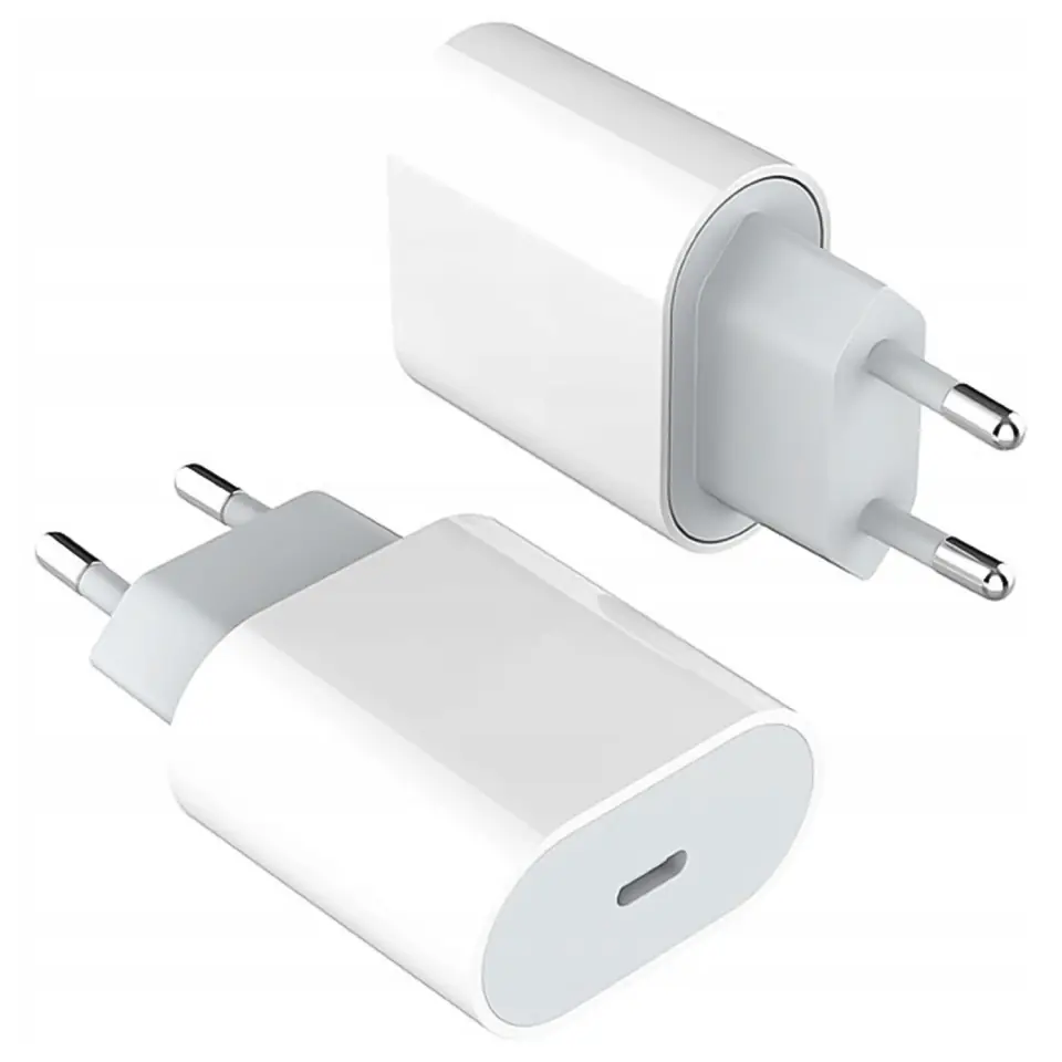 Ładowarka sieciowa oryginalna Apple USB-C typ C 20W szybka MHJE3ZM/A do iPhone adapter kostka Biała