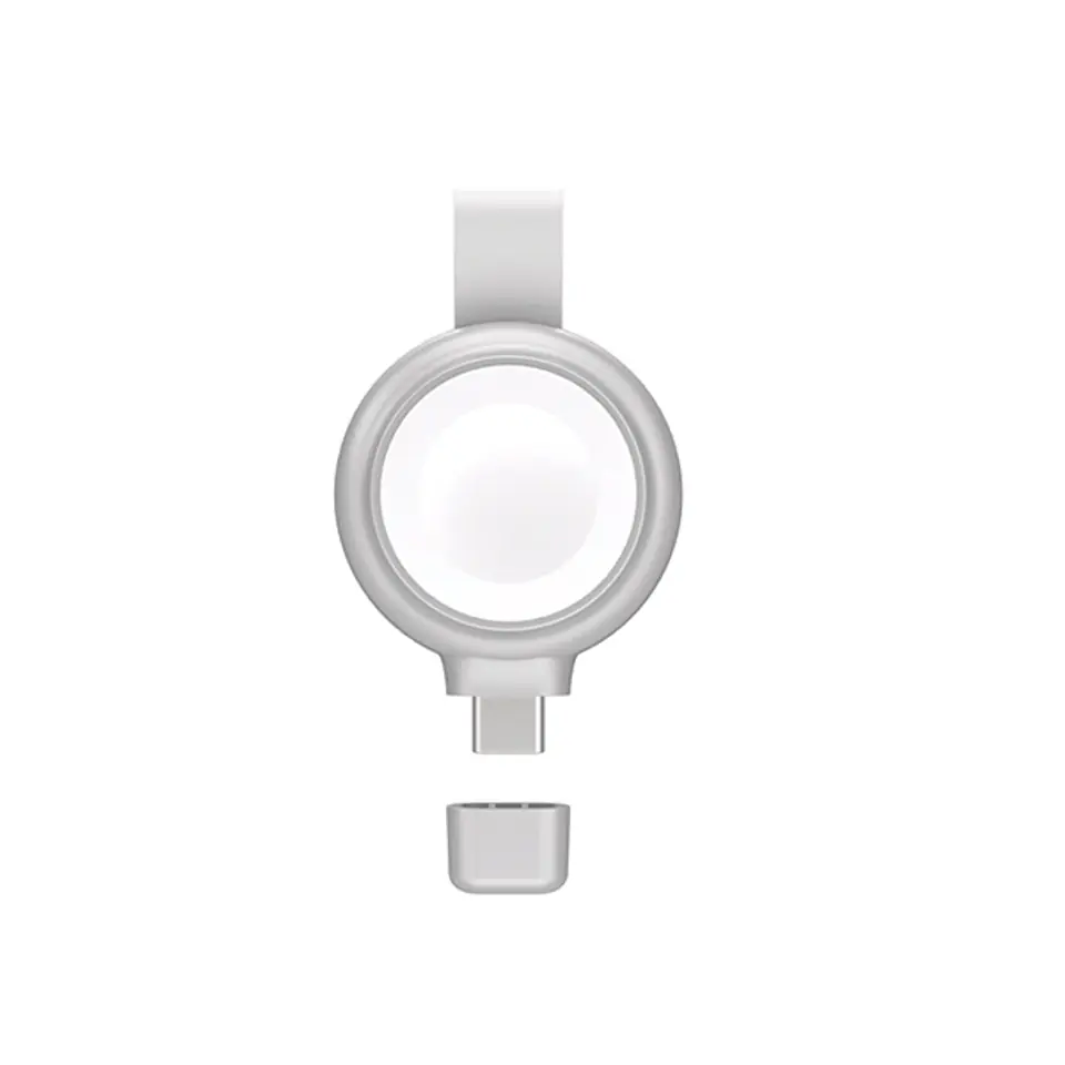 4smarts Ładowarka indukcyjna MFI Fast Charger dla Apple Watch srebrna/silver 541000