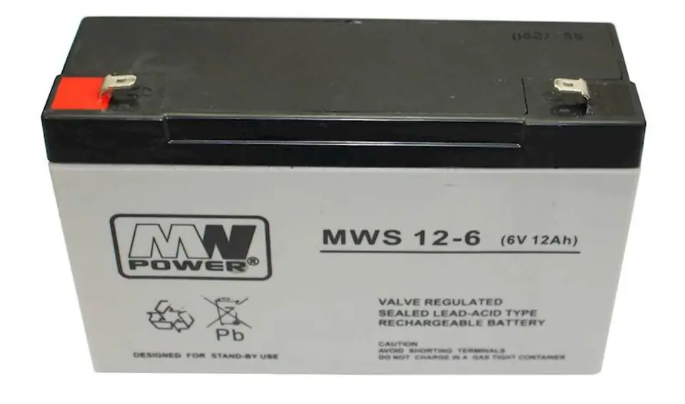 MPL MW POWER MWS 12-6 USV-Batterie Blei-Säure-Batterie VRLA AGM ...