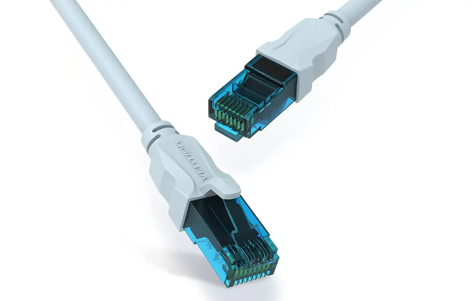 Kabel sieciowy UTP CAT5e Vention VAP-A10-S500 RJ45 Ethernet 100Mbps 5m niebieski
