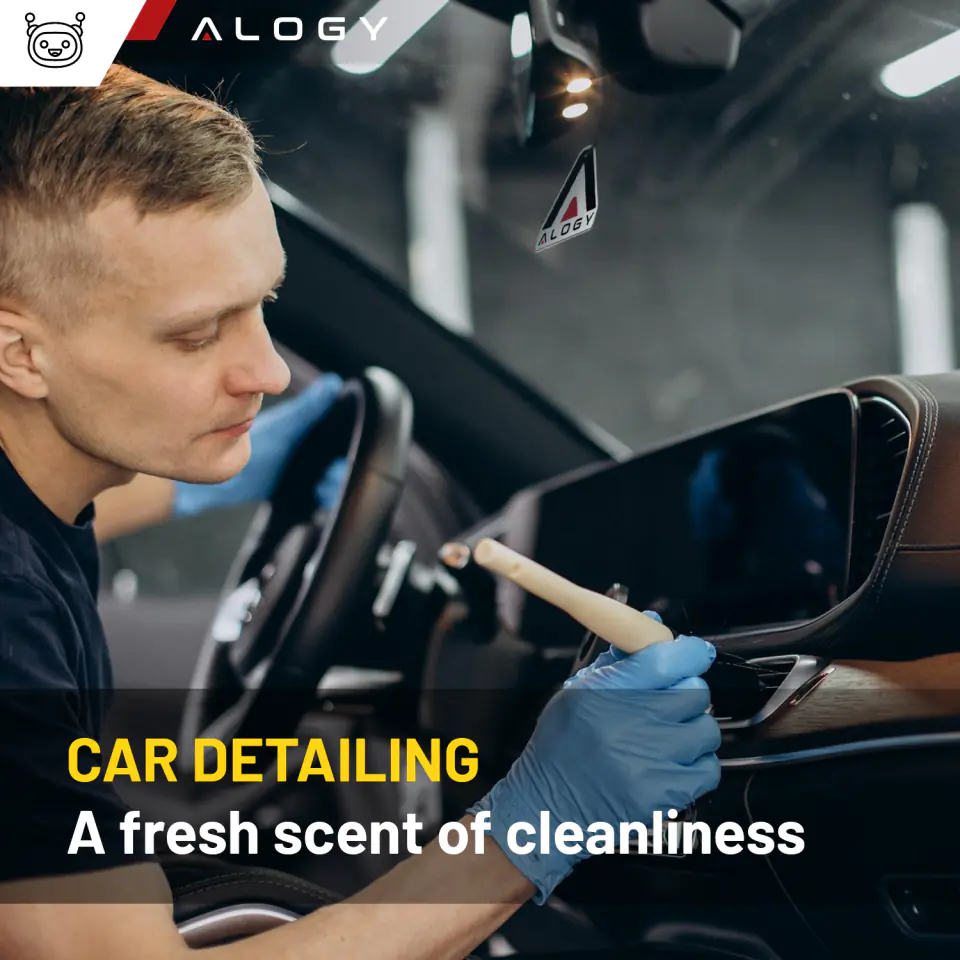 Zawieszka zapachowa samochodowa zapach do samochodu auta Alogy odświeżacz powietrza samochodowy Lemon