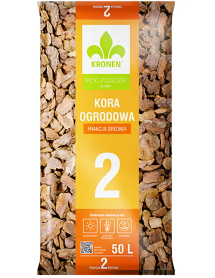 Kora ogrodowa Kronen 50 litrów (frakcja II średnia)
