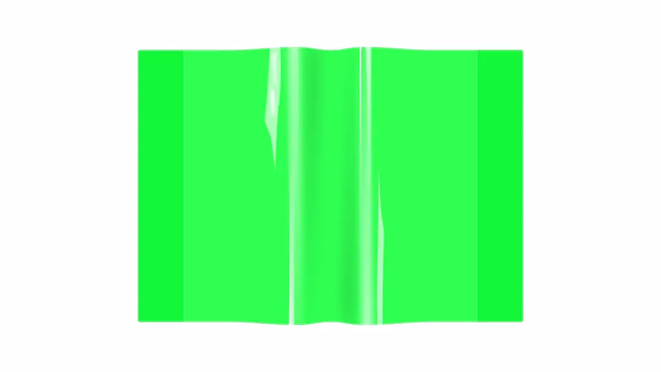 Okładka zeszytowa A4 pvc neon zielony (10) OZN-A4-03 BIURFOL