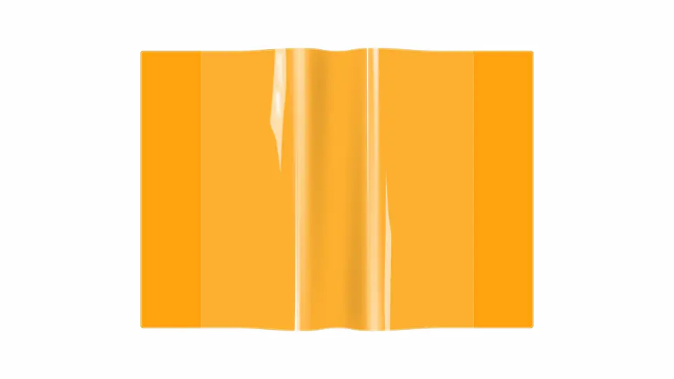 Okładka zeszytowa A5 pvc neon pomarańczowy (10) OZN-A5-04 BIURFOL