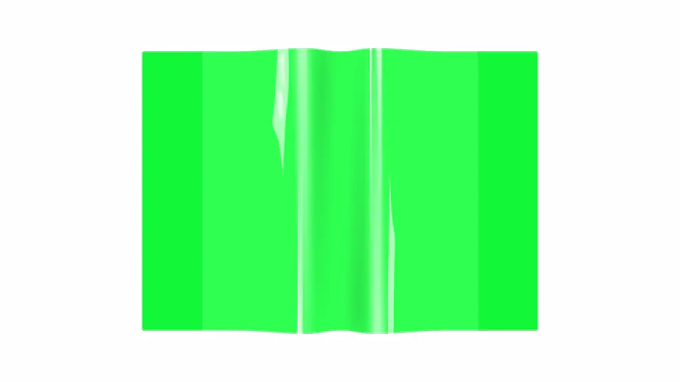Okładka zeszytowa A5 pvc neon zielony (10) OZN-A5-03 BIURFOL