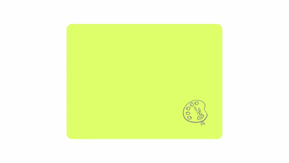 Podkładka do prac plastycznych A4 PP neon żółty PS-NEON-A4-02 BIURFOL