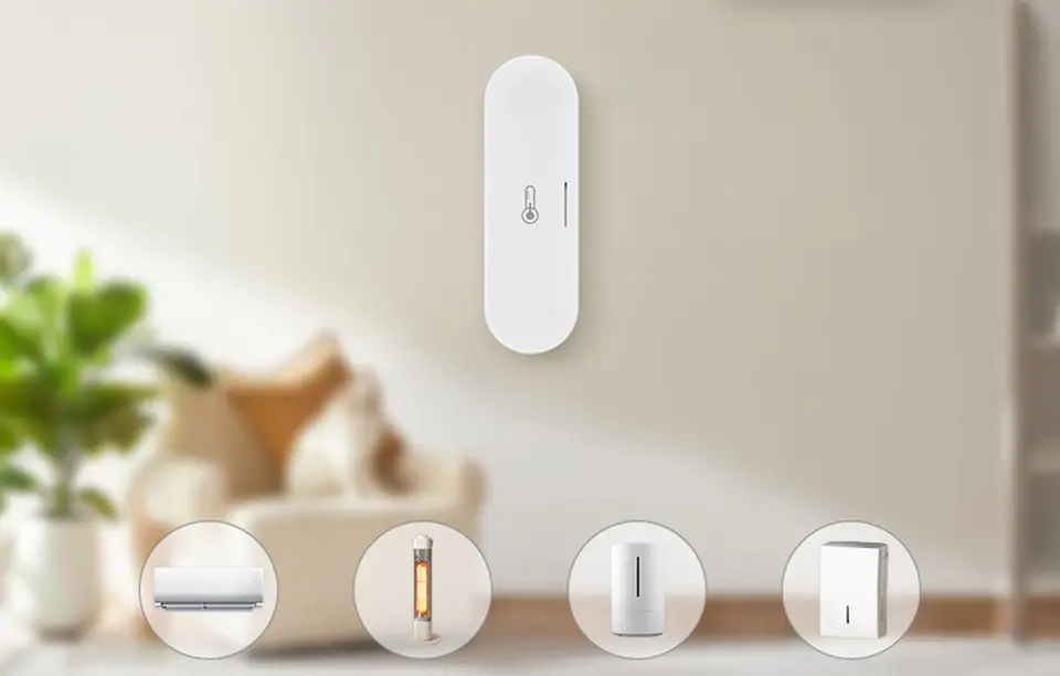 Czujnik Temperatury i Wilgotności Zigbee HomeKit NEO NAS-TH07BH