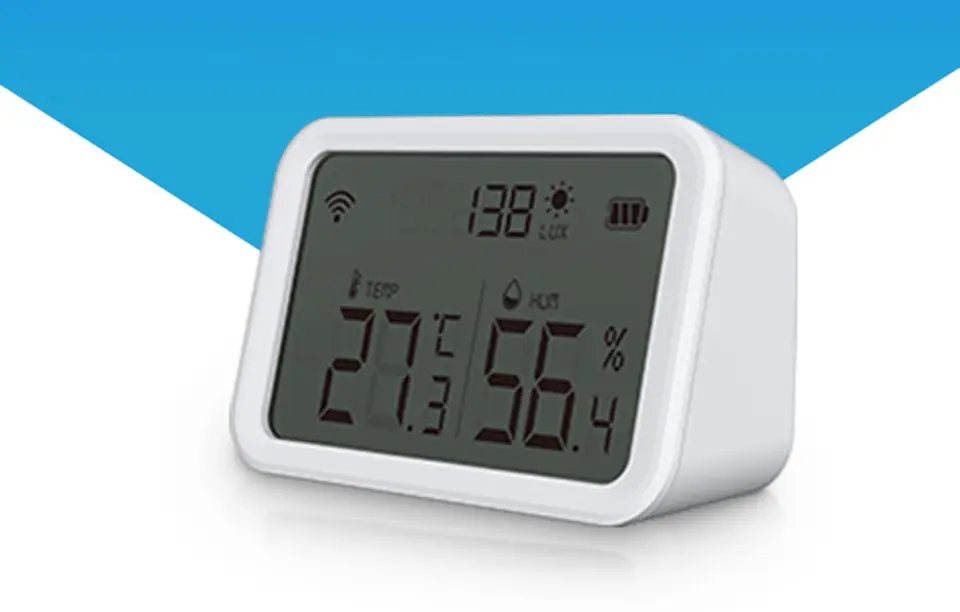 Czujnik temperatury i wilgotności NEO NAS-TH02W z wyświetlaczem Zigbee TUYA.