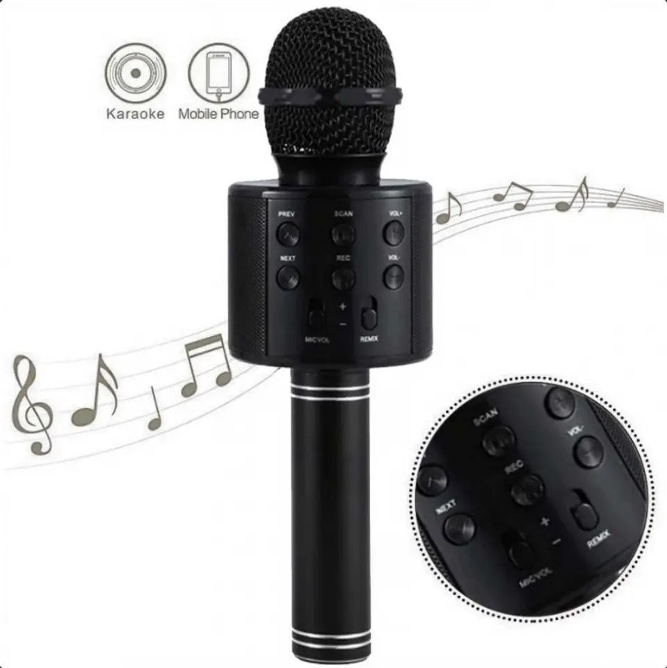 Wireless Bluetooth Karaoke Microphone