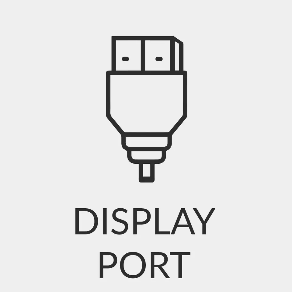 Wtyczka DisplayPort, 4K@60Hz, wysoka przepustowość, jakość obrazu i dźwięku, podłączenie wielu monitorów