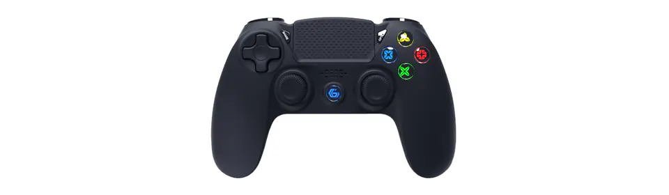 GEMBIRD BEZPRZEWODOWY GAMEPAD Z WIBRACJAMI DO PS4/PC JPD-PS4BT-01, BLUETOOTH, CZARNY