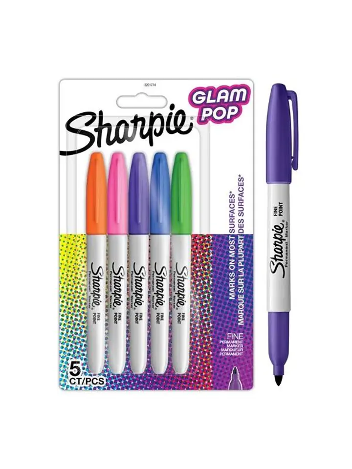 Markery permanentne SHARPIE Glam Pop (5 kolorów) 2201774