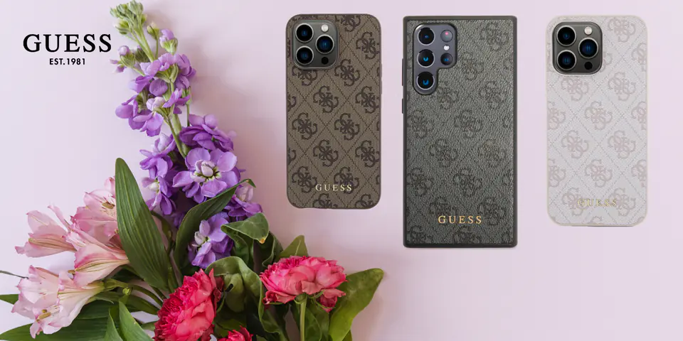 Guess GUHCS24SG4GFGR S24 S921 czarny/black hardcase 4G Metal Gold Logo