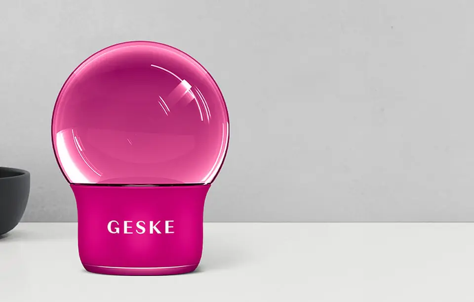 Masażer do twarzy i ciała Cool & Warm 7w1 Geske (magenta)