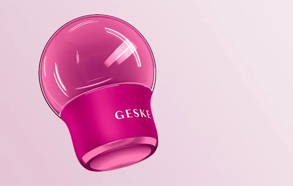 Masażer do twarzy i ciała Cool & Warm 7w1 Geske (magenta)