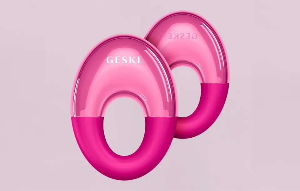 Masażer do oczu Cool & Warm 7w1 Geske (magenta)