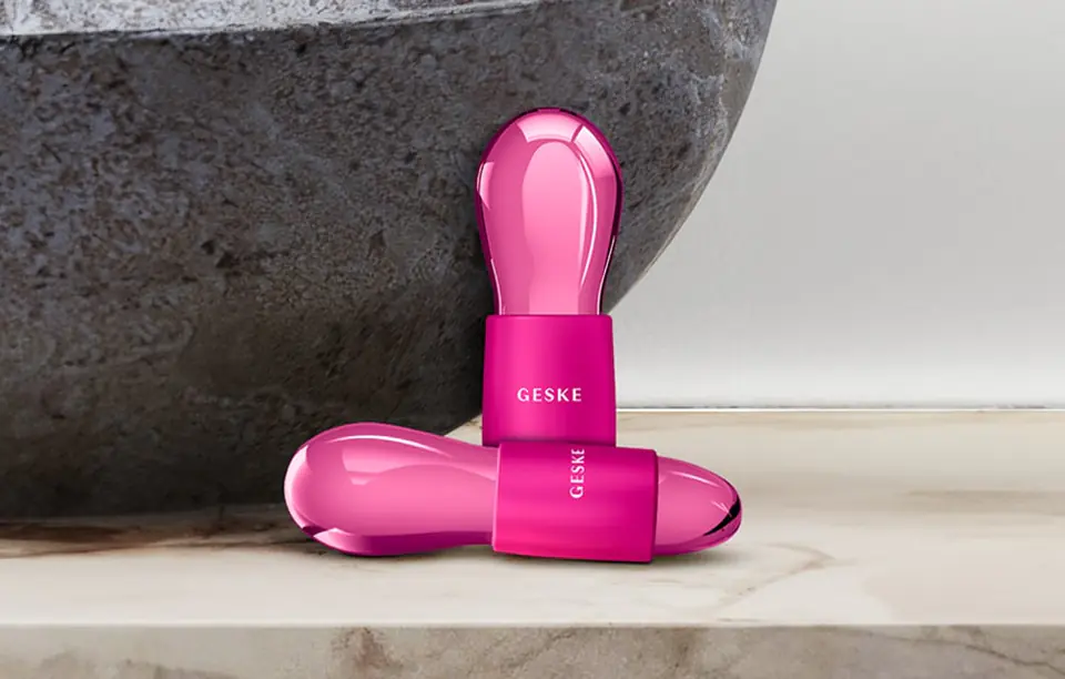 Masażer do oczu Duo Cool & Warm 7w1 Geske (magenta)