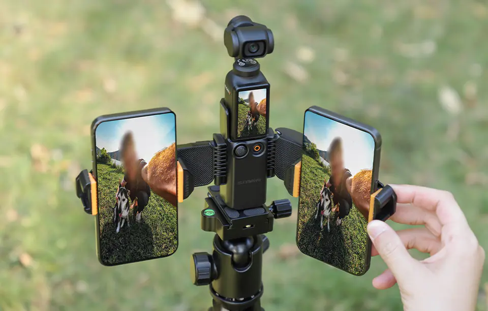 Uchwyt na dwa telefony Sunnylife do kamery DJI Osmo Pocket 3 (OP3-ZJ756)