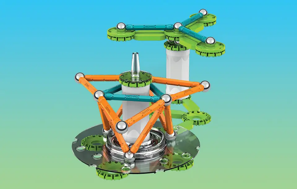 Klocki magnetyczne Mechanics Motion Magnetic Gears 96 elementów GEOMAG GEO-767