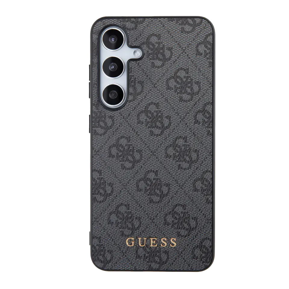 Guess GUHCS24SG4GFGR S24 S921 czarny/black hardcase 4G Metal Gold Logo