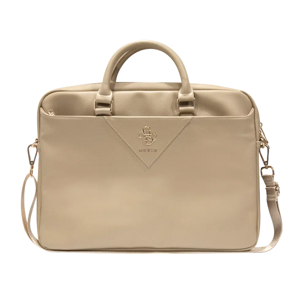 Torba LAPTOP 16" Guess Triangle 4G (GUCB15ZPGSTEGD) złote