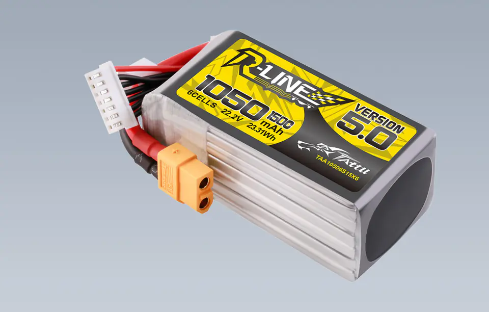 Akumulator Tattu R-Line 5.0 1050mAh 22.2V 6S 150C XT60 Plug