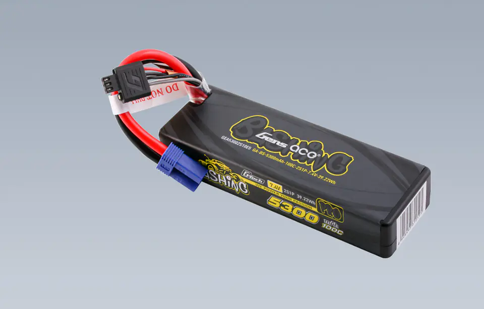 Gens ace G-Tech 5300mAh 7.4V 100C 2S1P Lipo z EC5